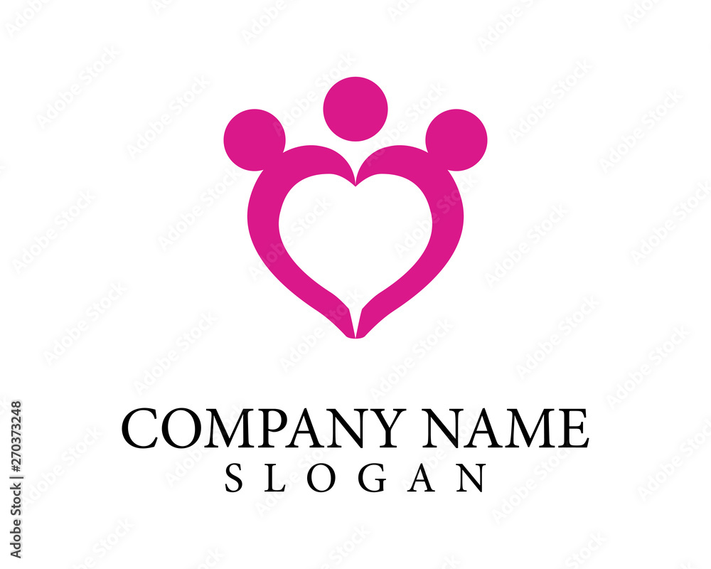 Community people care logo and symbols template Community people care logo and symbols template