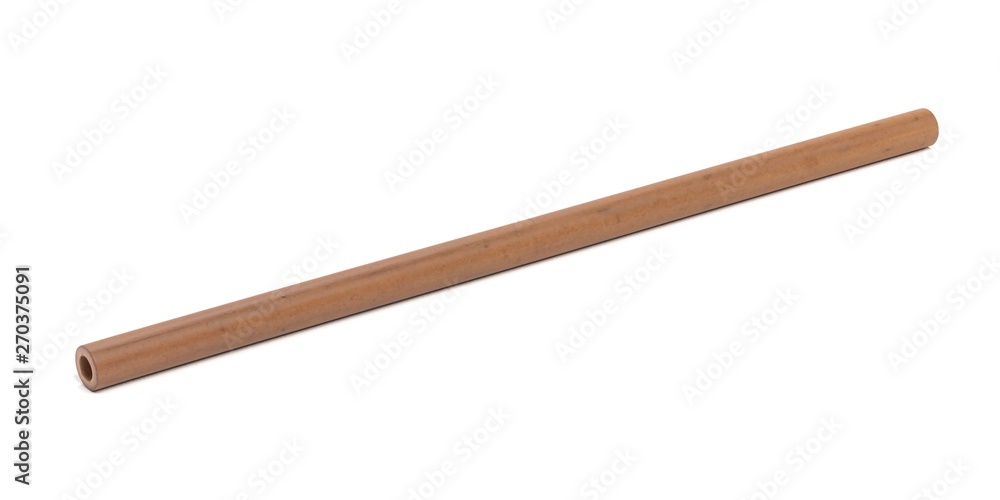Realistic 3D Render of Bamboo Straw Realistic 3D Render of Bamboo Straw