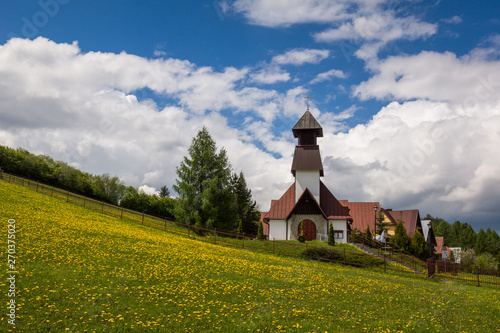 Church in Niedzica-Castle, Malopolskie, Poland