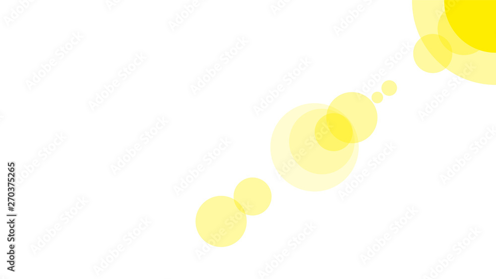 Sunny weather sign icon on white background. Yellow sun illustration