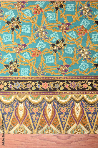 Traditional batik pattern