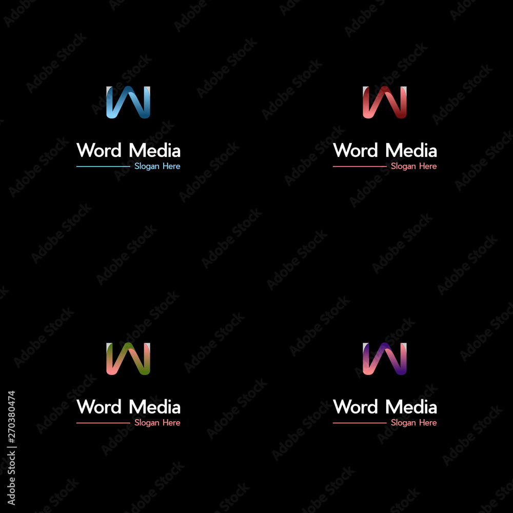 W Logo. Vector Graphic Branding Letter Element. Vector abstract letter W logo template. Material design, W Logo. Vector Graphic Branding Letter Element. Vector abstract letter W logo template. Material design,