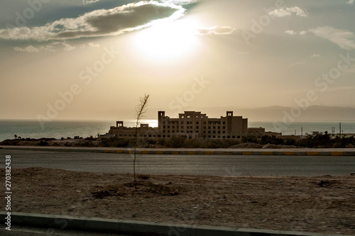 View of dead sea from Jordan