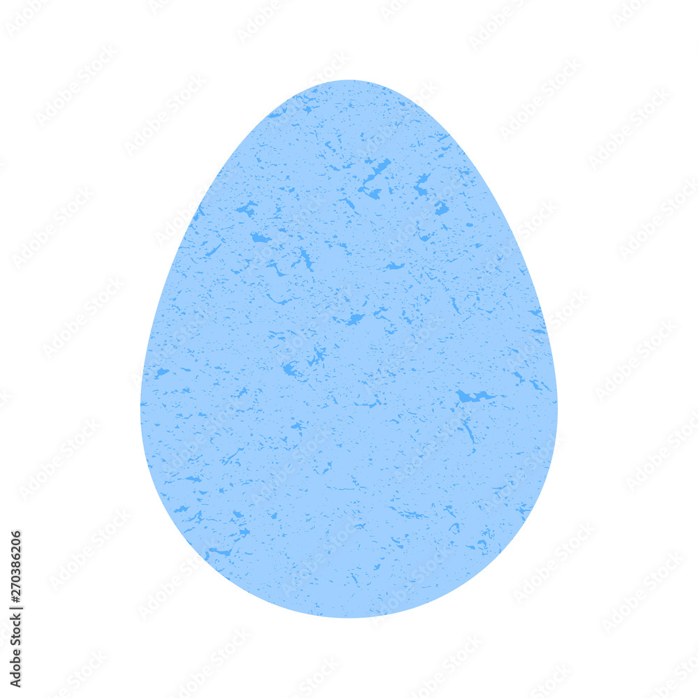 Blue egg in pastel color. Grunge stylized easter egg. Element for decoration and decoration. Illustration. Blue egg in pastel color. Grunge stylized easter egg. Element for decoration and decoration. Illustration.