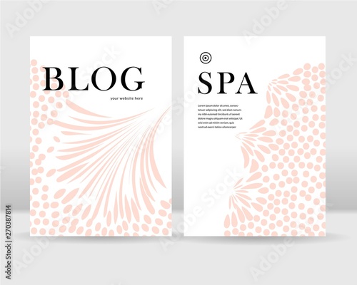 Abstract poster background. It can be used for posters, cards, flyers, brochures, magazines and any kind of cover