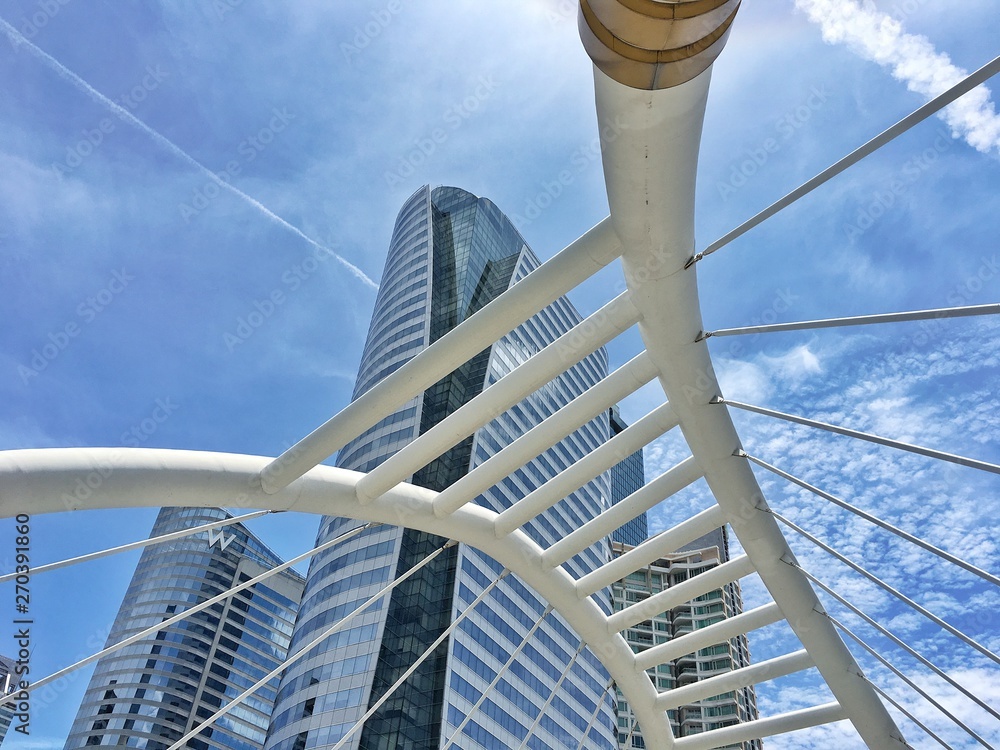 Naklejka premium Bangkok Sathorn Skywalk