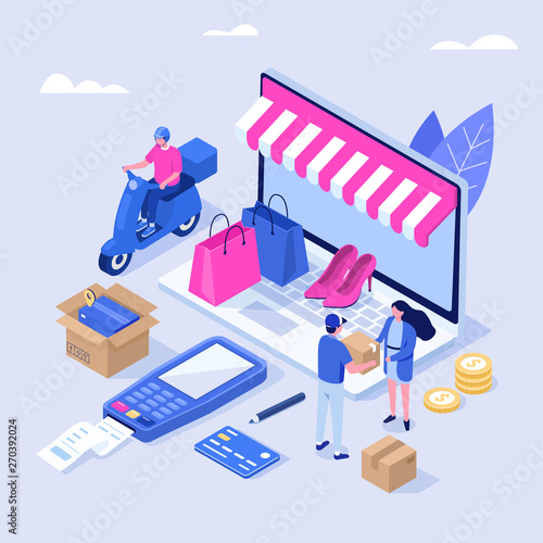 delivery and shopping