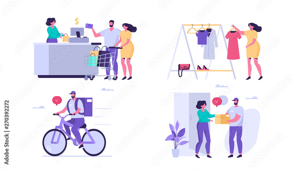delivery and shopping delivery and shopping