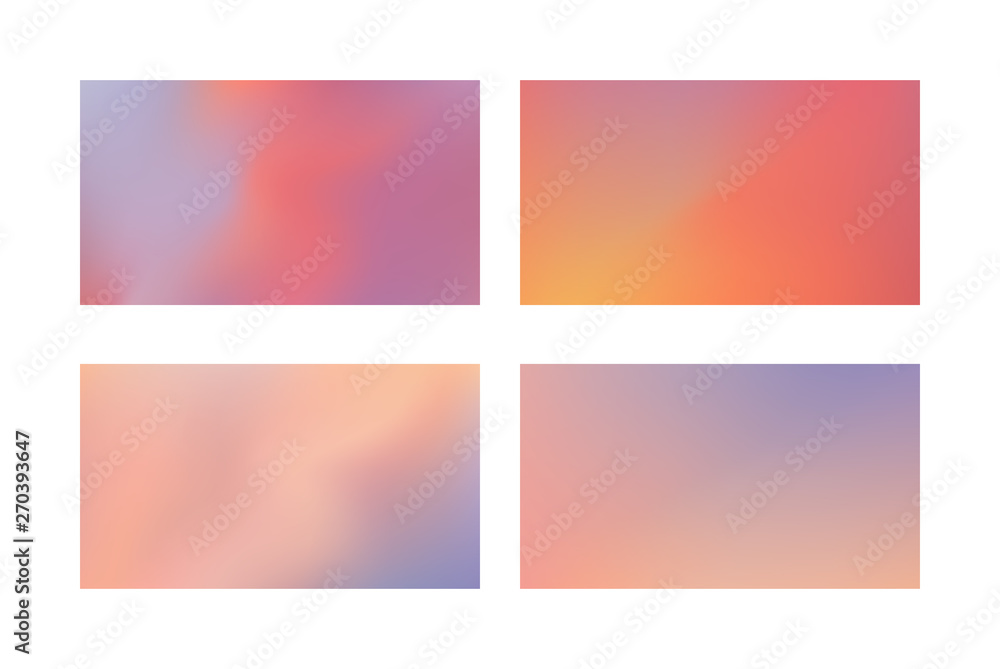 Obraz premium Abstract colored blurred gradient mesh background
