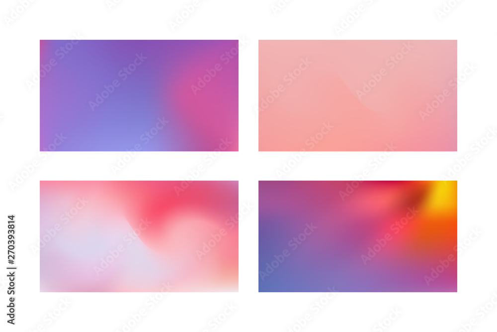 Fototapeta premium Abstract red gradient mesh background