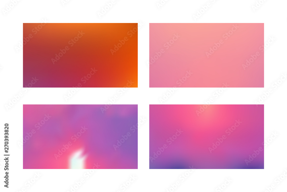 Fototapeta premium Abstract pink blurred gradient mesh background