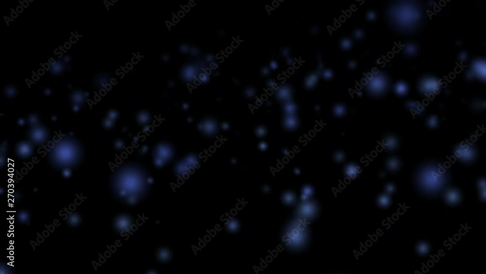 Blue particles flowing in space 4K animation Blue particles flowing in space 4K animation