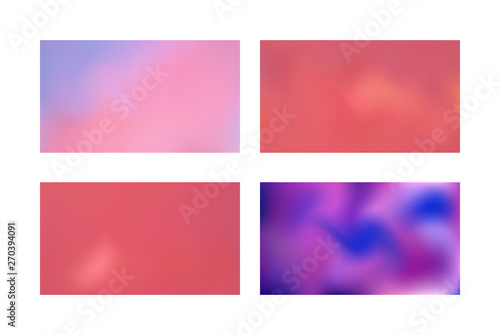 Abstract pink blurred gradient mesh background © writerfantast