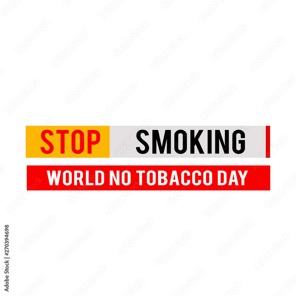 World No Tobacco Day Celebration Vector Template Design Illustration World No Tobacco Day Celebration Vector Template Design Illustration