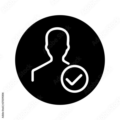 user successful icon