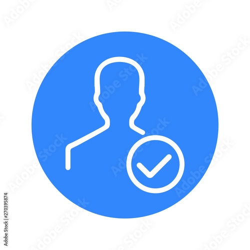 user successful icon