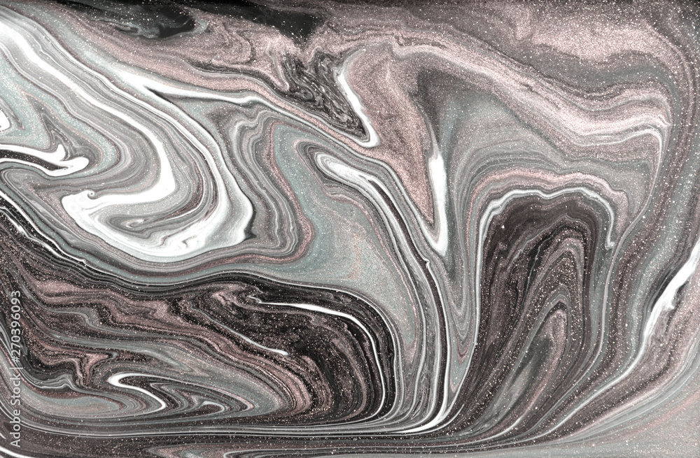 Obraz premium Pale marbling pattern. Simple marble liquid texture.