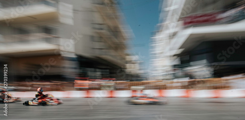 racing cart in the city © Fotis I.