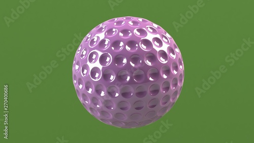 Wallpaper Mural Golf ball on green background HD Torontodigital.ca