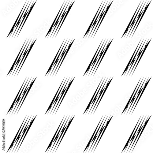 Geometric seamless pattern, abstract black and white lines background, vector modern design texture.