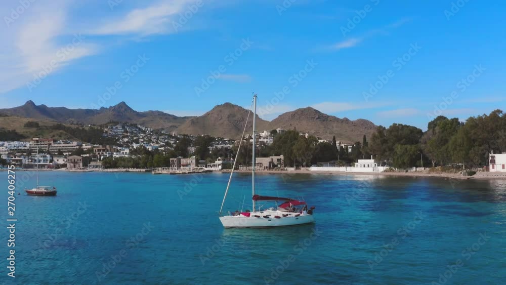 Aerial shots of a holiday resort in Turkey. Aerial shots of a holiday resort in Turkey.