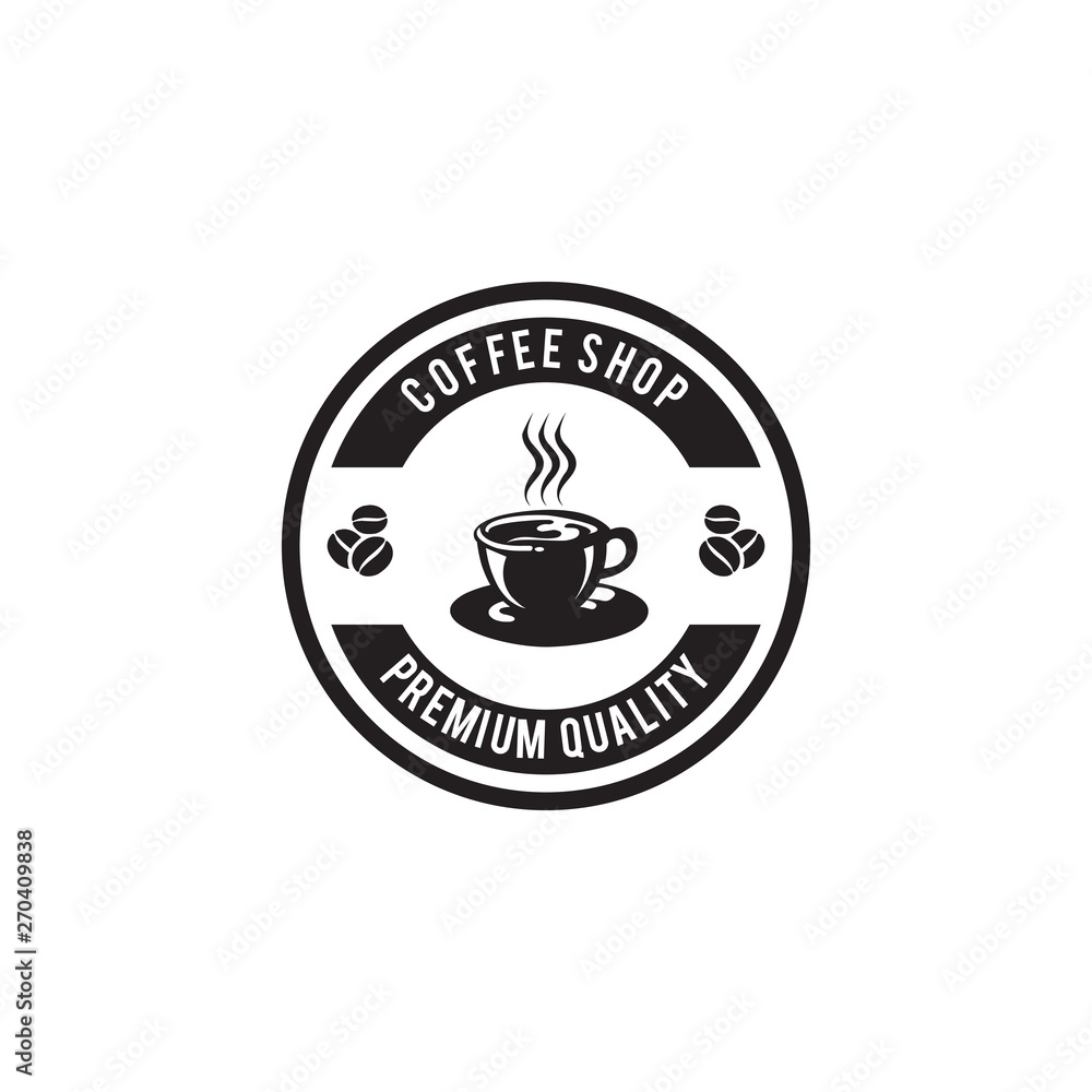 Coffee shop logo design vector template Coffee shop logo design vector template