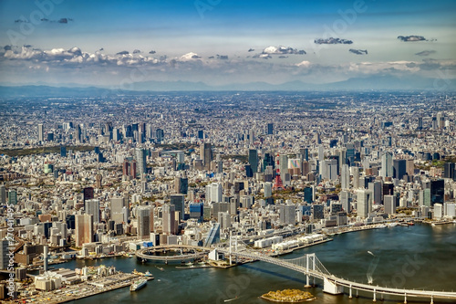 The city of Tokyo, Japan, from the air © Paul Atkinson