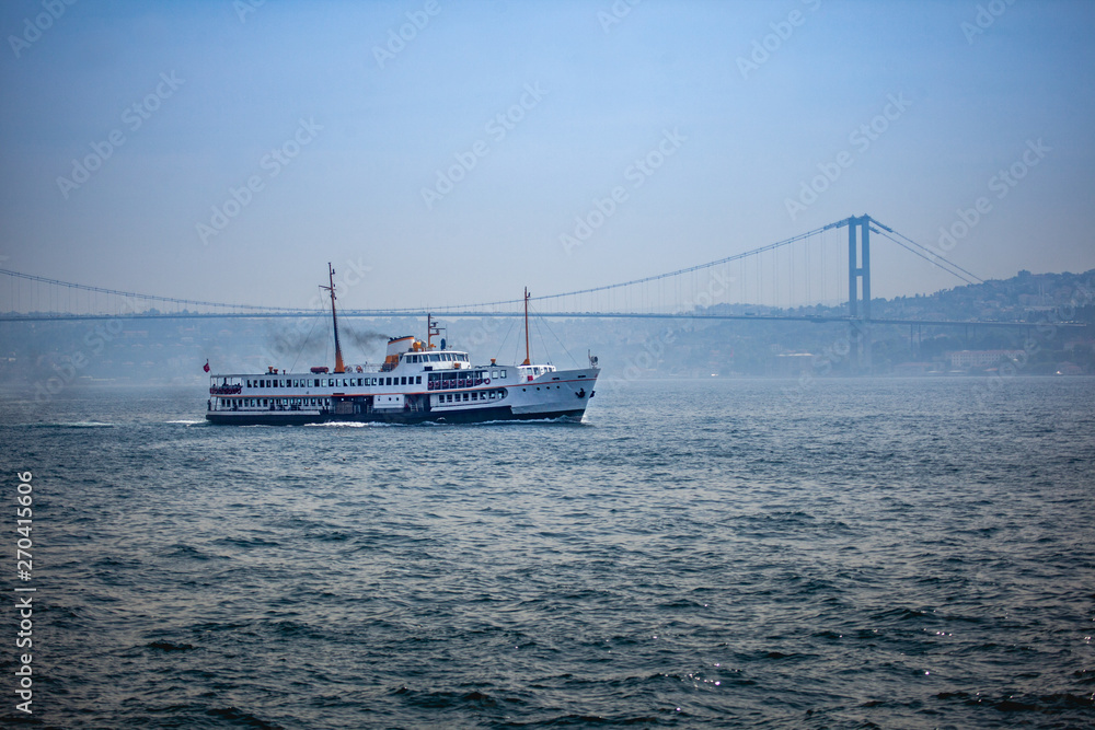 traveling around Istanbul Turkey Bosphorus 