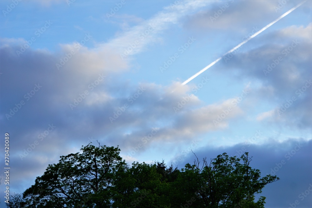 Obraz premium evening sky