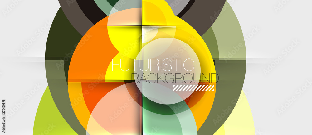 Geometric design abstract background - circles Geometric design abstract background - circles