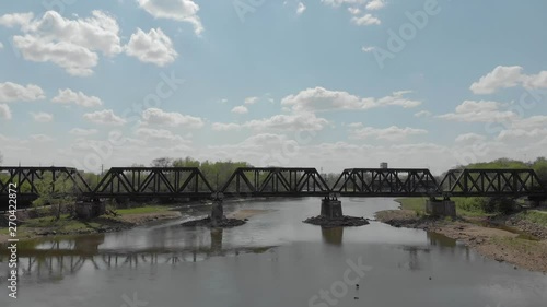 Wallpaper Mural Flying Over Bridge - 4K Aerial Torontodigital.ca