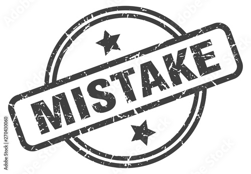 mistake stamp