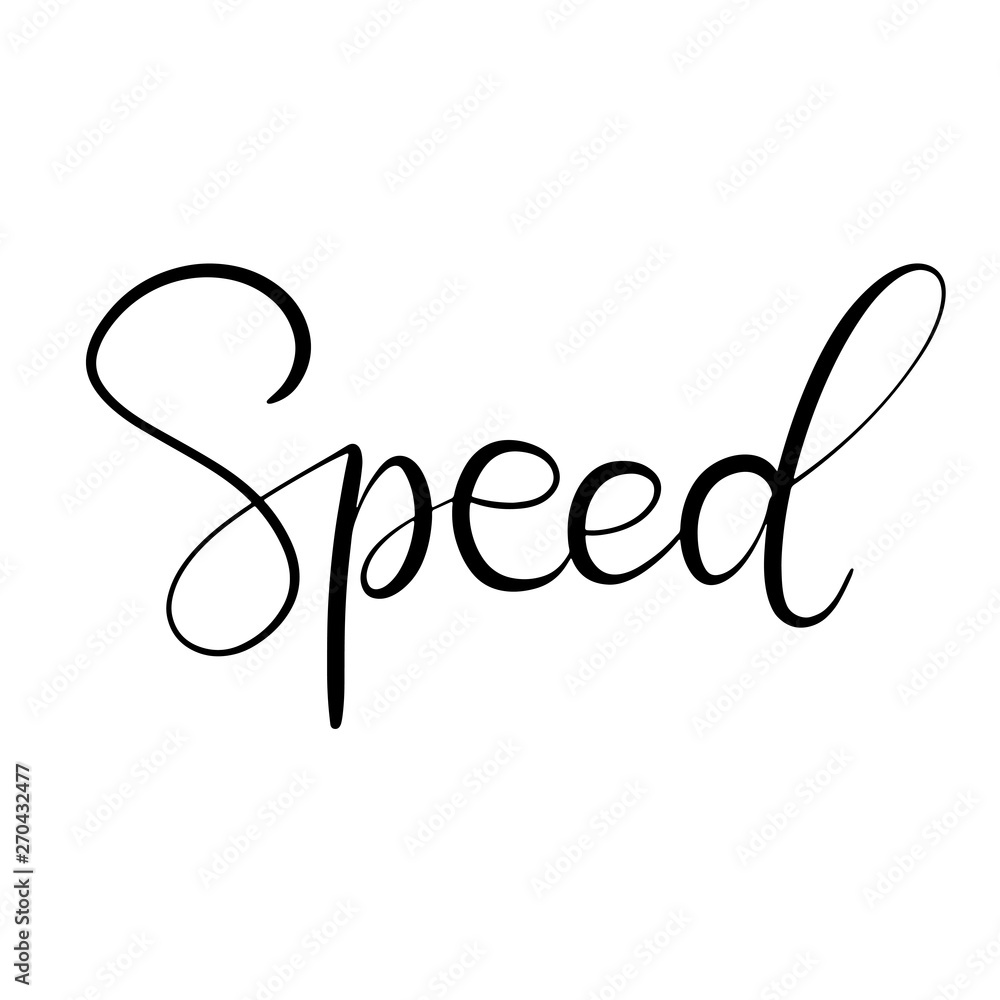 Black and white lettering vector illustration Black and white lettering vector illustration