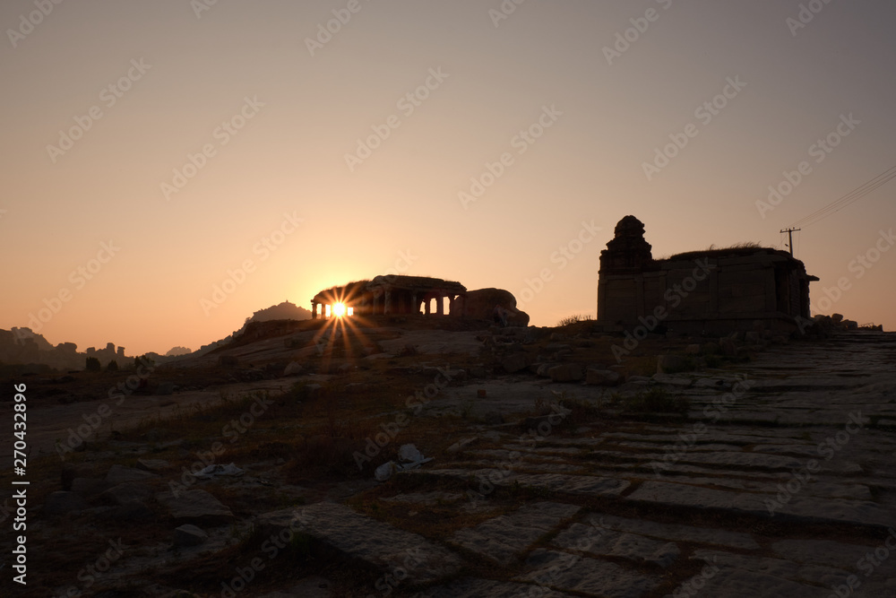 Sunset at Hampi, India Sunset at Hampi, India