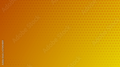 Abstract halftone background of small symbols in yellow colors