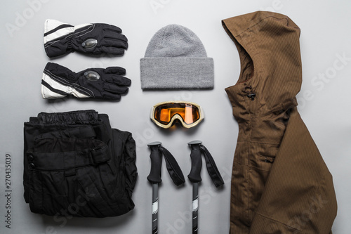 Winter sports gear selection