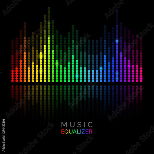 Music equalizer background