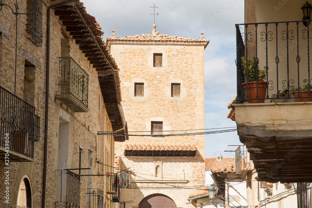 Mosqueruela village in Teruel Aragon Spain