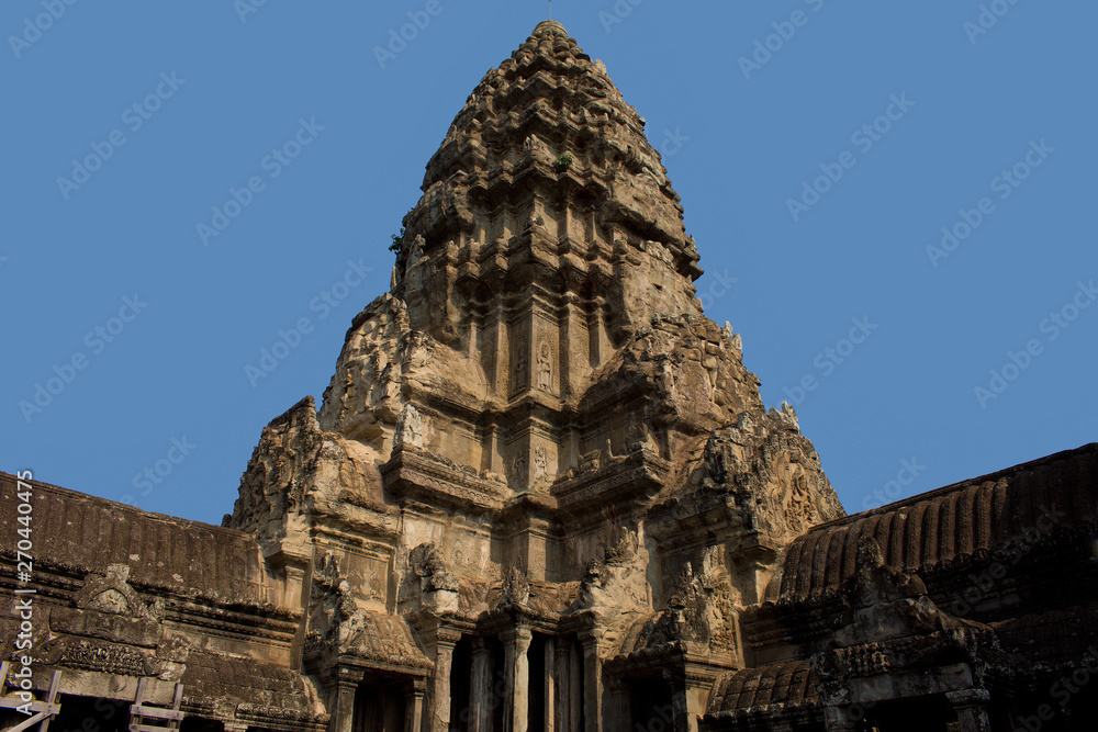 Central Prasat of Angkor Wat Temple, Cambodia, Asia (UNESCO)