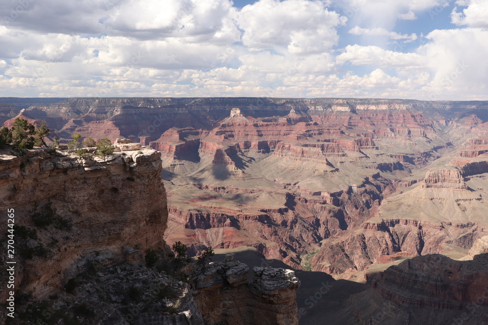 vue panoramique sur le grand canyon , état unis ,arizona  