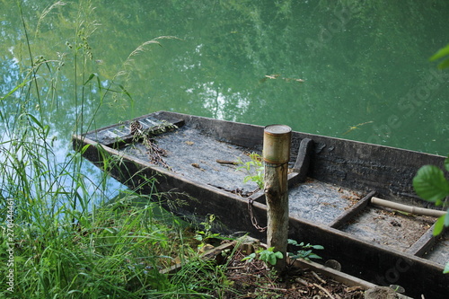 The boat in swamp