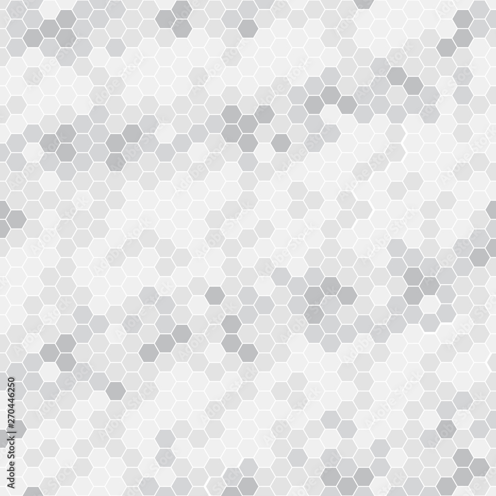 Black and white hexagon honeycomb seamless pattern. Honey background, cell mosaic. Black and white hexagon honeycomb seamless pattern. Honey background, cell mosaic.