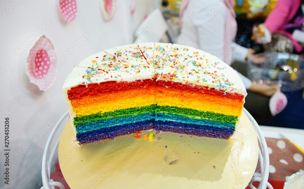 Colorful Rainbow Cakes on Craftsy | Visit the Craftsy Blog f… | Flickr