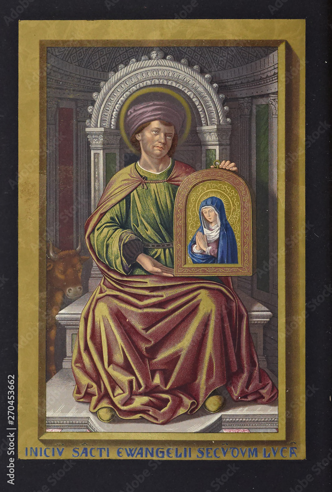 Fototapeta premium Christian illustration. Old image