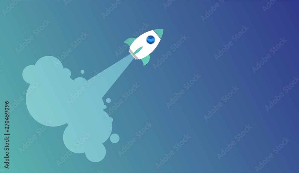 Fototapeta premium missile, razzo, decollo, start up, impresa, decollare 