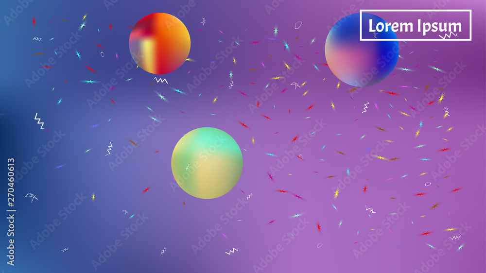 Obraz premium Creative abstract space background picture blur.