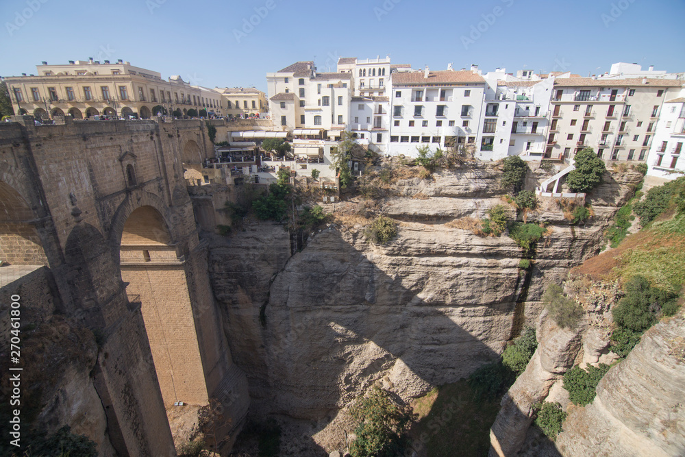 Ronda  Bridge Malaga province Andalusia Spain