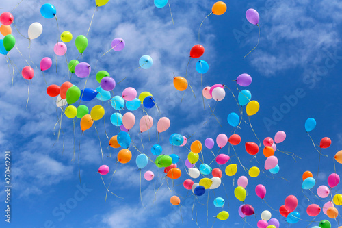 Multi-colored balls
