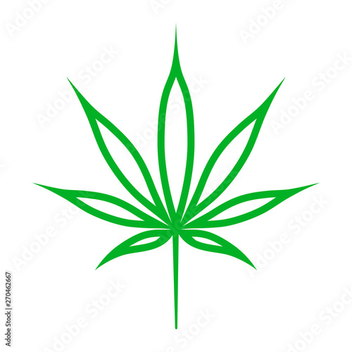 Cannabis Leaf Outline