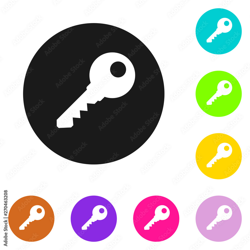 Key icon. Key vector icon. Key symbol for web site design